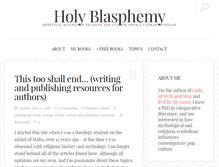 Tablet Screenshot of holyblasphemy.net